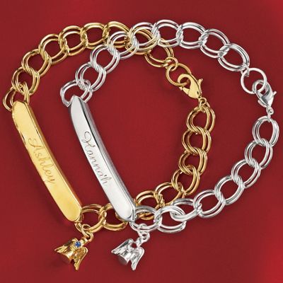 Angel Charm Id Bracelet