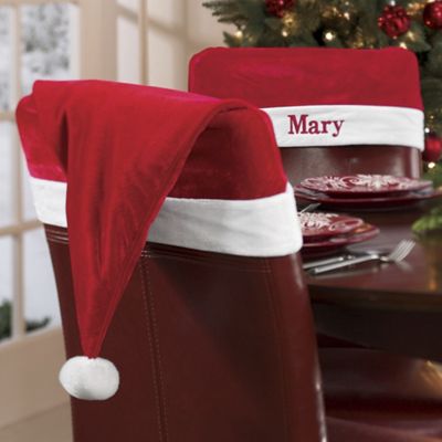 Personalized Velvet Chair Hat