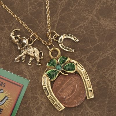 Lucky Irish Coin Pendant