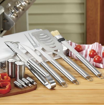 11 piece Personalized Bbq Tool Set