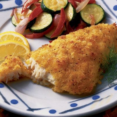 Lemon Breaded Cod Fillets
