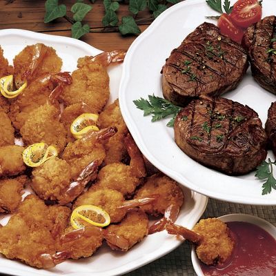 Fantail Shrimp Filet Combinations