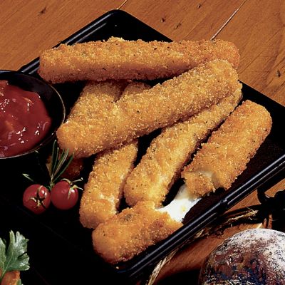 Garlic Breaded Mozzarella Sticks