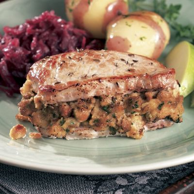 Boneless Stuffed Pork Chops