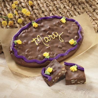 Personalized Fudge Egg
