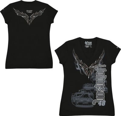 Jimmie Johnson 48 Ladies Foil Tee