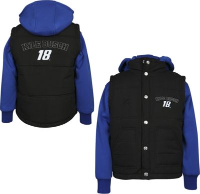 Kyle Busch 18 Youth 3 in 1 Vest Jacket