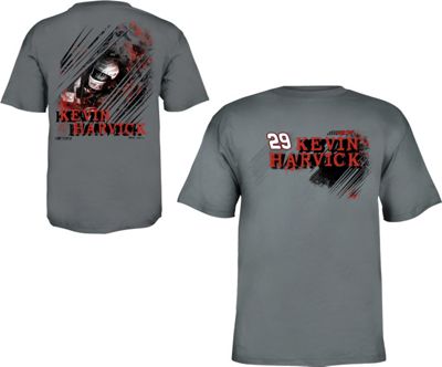 Kevin Harvick 29 Gray Total Print Tee