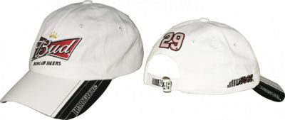 Kevin Harvick 29 Ladies White Flag Cap