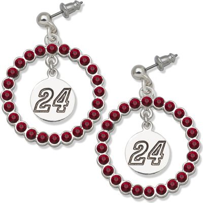 Jeff Gordon 24 Spirit Earrings