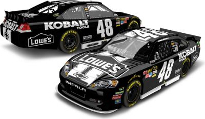 Jimmie Johnson 48 Kobalt 124 Scale Die cast