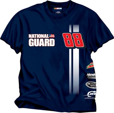 Dale Earnhardt Jr. #88 National Guard Uniform Stripe Tee