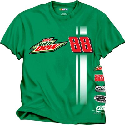 Dale Earnhardt Jr 88 Diet Dew Uniform Stripe Tee