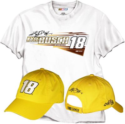Kyle Busch 18 Cap and Tee Combo