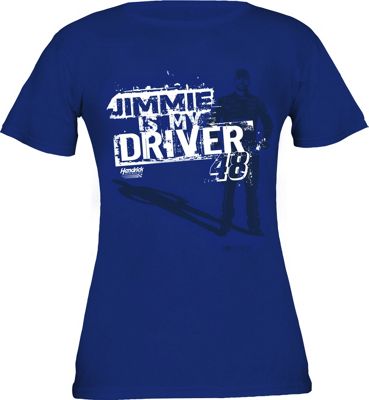 Camiseta p/mujer Jimmie Johnson #48 Shadow