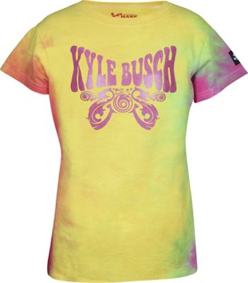 Kyle Busch 18 Girls Youth Race Princess Tie Dye Tee