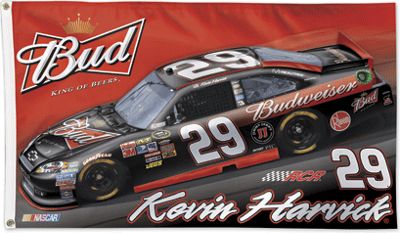 Kevin Harvick 29 Two sided Flag