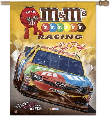 Kyle Busch 18 Vertical Banner