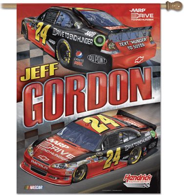Jeff Gordon 24 Vertical Banner