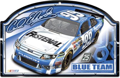 Carl Edwards 99 Wood Sign
