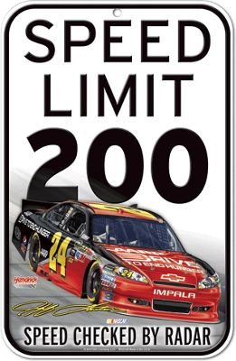 Jeff Gordon 24 Traffic Sign