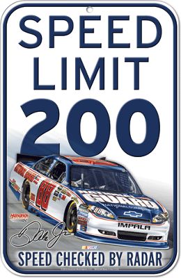 Dale Earnhardt Jr 88 National Guard Traffic Sign