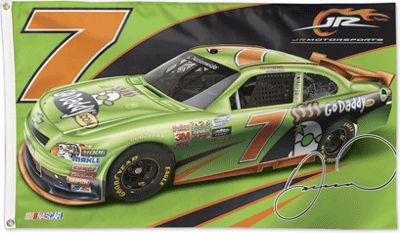 Danica Patrick 7 Two sided Flag
