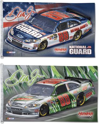 Dale Earnhardt Jr 88 Two sided Flag