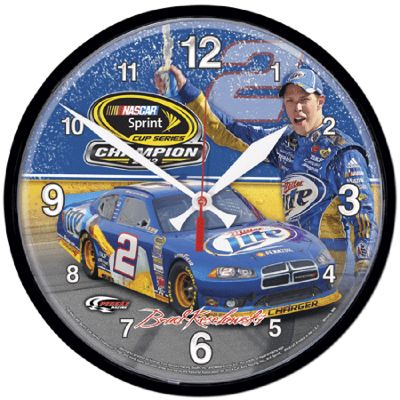 Brad Keselowski 2 125 Round Clock