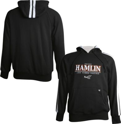 Denny Hamlin 11 Striped Hoodie
