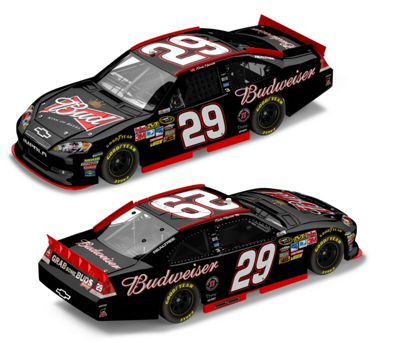 Kevin Harvick 29 Budweiser 1 24 Scale Die cast