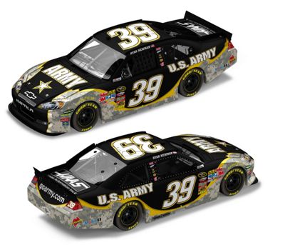 Ryan Newman 39 Army 1 24 Scale Die cast