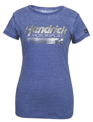 hendricks motorsports ladies burnout scoop neck tee