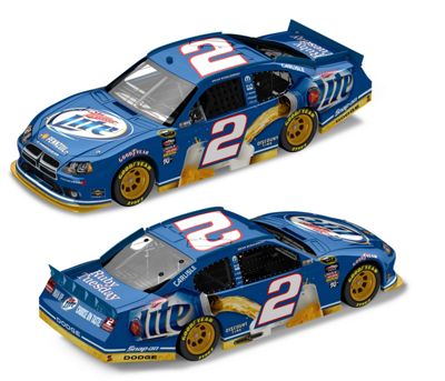 Brad Keselowski 2 Miller Lite 1 24 Scale Die cast