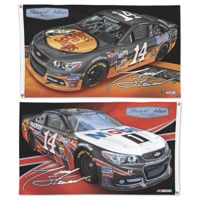 Tony Stewart 14 2 Sided Flag 2013
