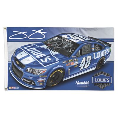 Jimmie Johnson 48 2 Sided Flag 2013
