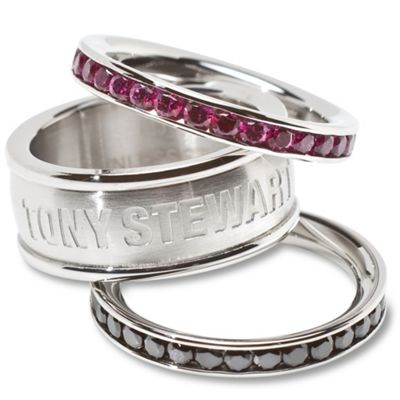Tony Stewart 14 Stacked Ring Set