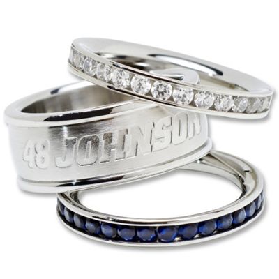 Jimmie Johnson 48 Stacked Ring Set