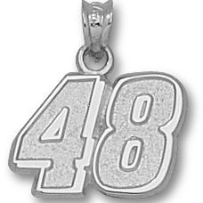 Jimmie Johnson 48 Sterling Silver Pendant