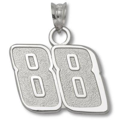 Dale Earnhardt Jr 88 Sterling Silver Pendant