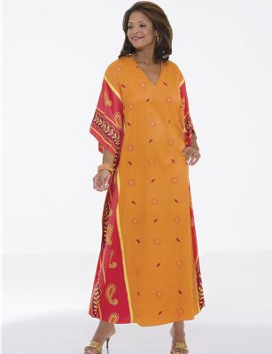 Paisley Punch Caftan 1