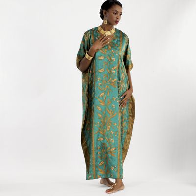 Emerald Sunset Caftan 1
