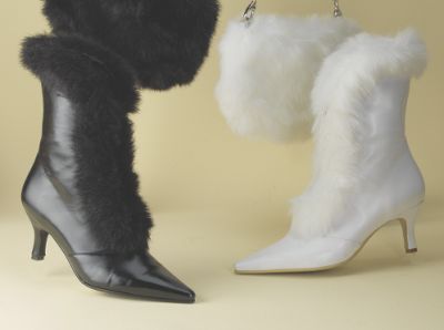Faux Fur Trim Boot