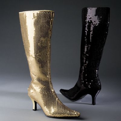 Sequin Boot