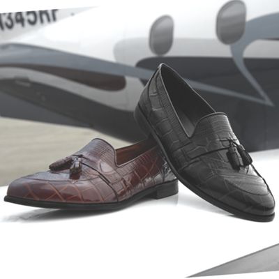 Stacy Adams Shoe Sabola Snake Slip on