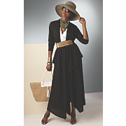 Faine Cardigan Full Skirt Azhar Travel Hat
