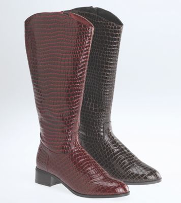 Lafayette Croc Riding Boot
