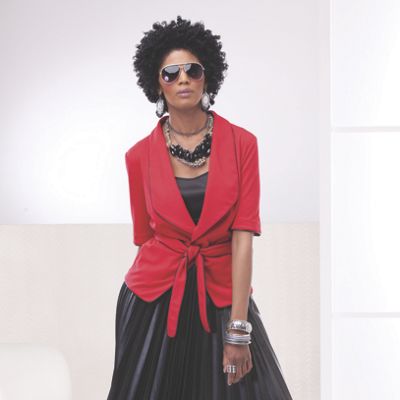Wilhelmina Wrap Jacket