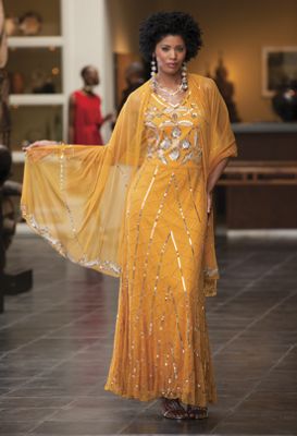 Plus-Size Evening Gown