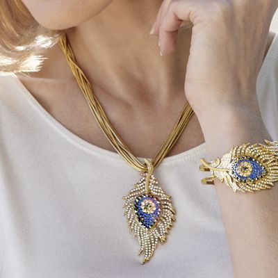 Peacock Feather Pendant